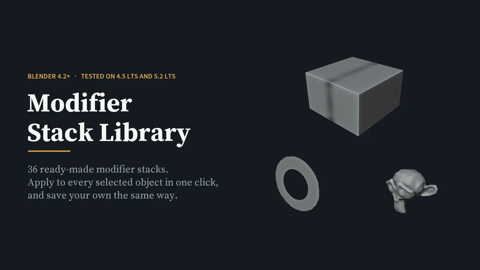 Modifier Stack Library